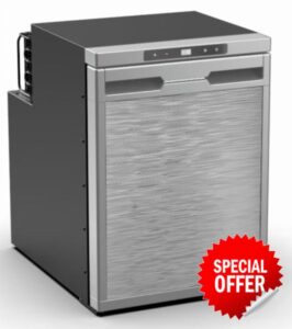 Shield Autocare Cool Mate 43L Silver12v Camper Van Fridge/Motorhome/Caravan - Freezer DC 12v / 24V            [Energy Class A]