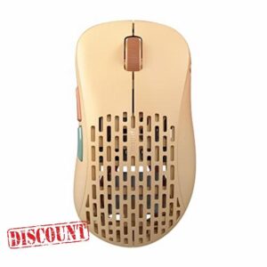 Xlite V2 Retro Edition Wireless Ultralight (59 g) High Performance Super Light and Fast Ergonomic Gaming Mouse 2.4Ghz 1ms 20000 DPI Optical Sensor PAW3370 (Medium