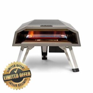 iBuyer 12" Outdoor Gas Pizza Oven - Portable Pizza Oven Outdoor - 1 Free Pizza Peel