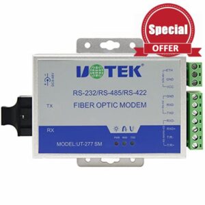 UOTEK RS232 RS485 to Fiber Optical Converter
