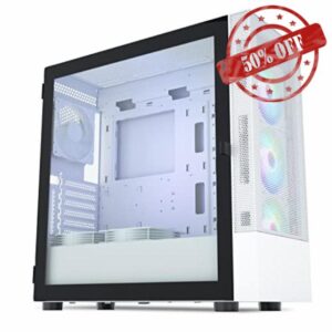 Vetroo AL600 White Mid-Tower ATX PC Case