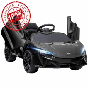HOMCOM McLaren Licensed 12V Kids Electric Ride-On Car with Butterfly Doors