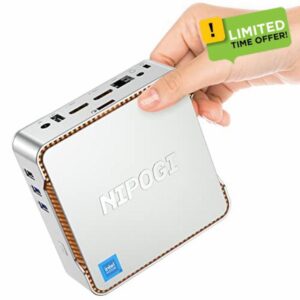 NiPoGi Mini PC Windows 11 Pro
