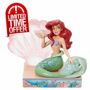 Enesco Corporation - Disney Ariel Clear Resin Shell Seated 4.5In Figure