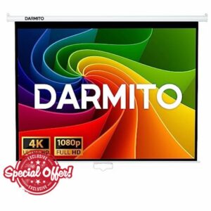 Darmito 100 4:3 Pull Down Manual Projector Screen