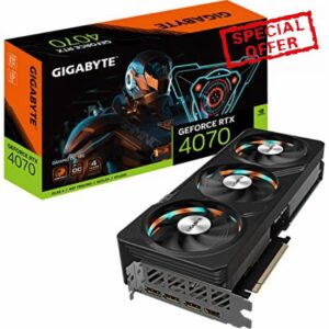 Gigabyte GeForce RTX 4070 GAMING OC 12GB Graphics Card - 12GB DDRX6 21Gbps 192bit