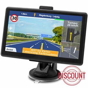 Navigation Device for Car Truck 2023 - GPS Navigation 7 Inch Truck Navigation for Car Current Europe UK 52 Maps