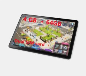 TENYIDA 10.1" Inch Android Tablet PC， Unlocked Phablet 4GB RAM 64GB Storage dual Camera
