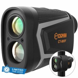 CIGMAN Golf Range Finder 800 Yards Laser Golf Rangefinder with Slope - USB Rechargeable