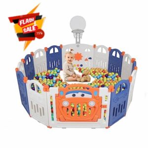 Puluomis Playpen for Baby and Toddlers