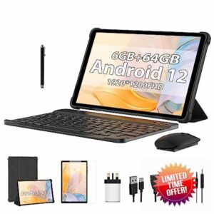 TOSCiDO Tablet 10 Inch Android 12 Octa Core 2.0Ghz