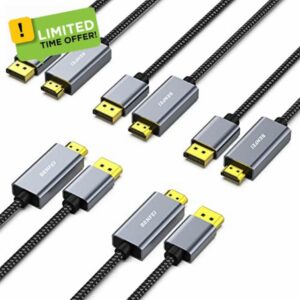 BENFEI DisplayPort to HDMI 5 Pack