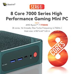 Beelink SER6 Pro Max 32G DDR5 RAM 500G PCIe 4.0 Mini Gaming Pc