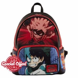 Loungefly - My Hero Academia (MHA) - Deku Vs Kacchan Mini Backpack - My Hero Academia and 2 - Amazon Exclusive - Cute Collectable Bag - Gift Idea - Official Merchandise - for Boys