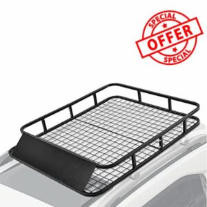 TANGZON 123 x 102 x 14cm Roof Rack Basket