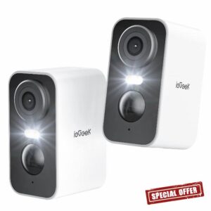 ieGeek 2K Wireless Security Camera Outdoor Colorful Night Vision