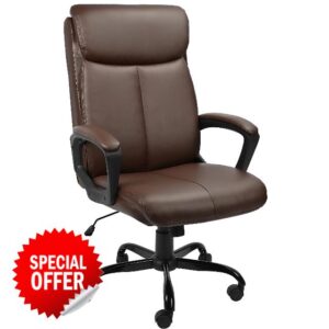 BASETBL Ergonomic Executive Office Chair with Extra Padded High Back