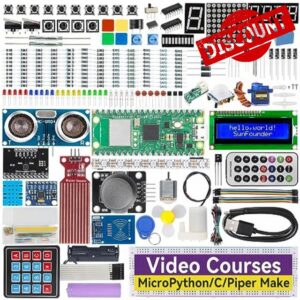 SUNFOUNDER Raspberry Pi Pico W Ultimate Starter Kit with Online Tutorials