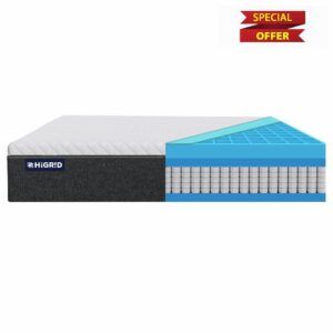 HiGRID Premium Hybrid Super King Mattress with Japanese Patented SmartGRID Technology-Medium Firm