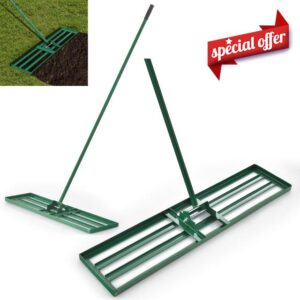 GiantexUK Lawn leveling Rake 30/36/42” x 10”
