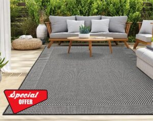 HomeArt Outdoor Rugs | Easy-Cleaning Indoor & Outdoor Area Rugs for Porch