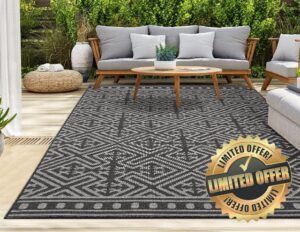 HomeArt Outdoor Rugs | Easy-Cleaning Indoor & Outdoor Area Rugs for Porch