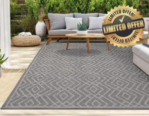 homeart Outdoor Rugs | Easy-Cleaning Indoor & Outdoor Area Rugs for Porch