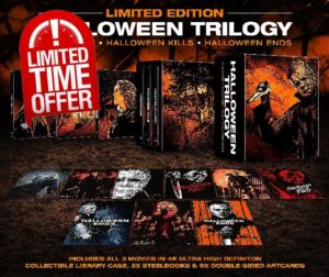Halloween Trilogy [Limited Edition Steelbook Library Case] [4K Ultra HD] [2018 - 2022] [Blu-ray] [Region Free]