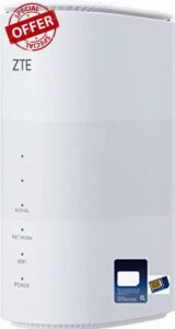 ZTE 5G MC888 WiFi6 Dual Band Gigabit with Unlimited O2 5G Data SIM Card Bundle