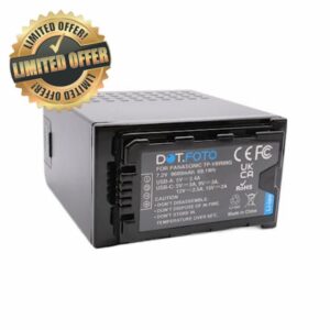 Dot.Foto AG-VBR89G Premium 7.28v / 9600mAh Rechargeable Battery with USB Charging Port for Panasonic