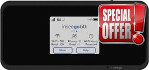 Inseego MiFi M2000 5G and 4G LTE Hotspot T-Mobile Unlocked | All Day Battery Life | WiFi 6 Technology