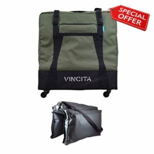 VINCITA Sightseer 3.5 Soft Transport Bag for Brompton Folding Bicycle - with Garment Bag