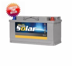12V 130AH VRLA GEL Deep Cycle Leisure Battery MOTORHOME BOAT SOLAR