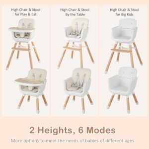 Convertible High Chair with Safety Belt