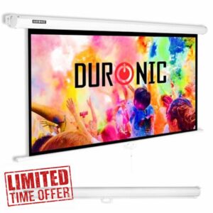 Duronic 80" Projector Screen MPS80 /169 WE
