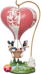 Enesco - Disney - Mickey and Minnie Heart Air Balloon Statue