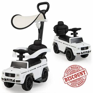 GYMAX 3 in 1 Kids Ride on Push Car