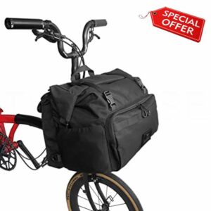 TWTOPSE Bicycle Backpack Roll Top T Bag For Brompton Folding Bike