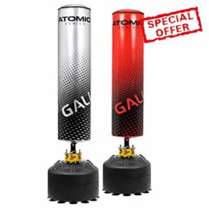 Gallant Atomic Free Standing Punch Bag - Heavy-Duty 5.7ft Boxing Punch Bag Spring Loaded Base Free Standing Punching bag For Adults