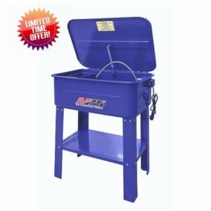 Floor Standing Parts Washer Cleaner Degreaser Tank 20 Gallon With Pump