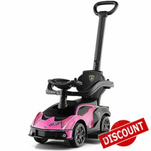 GYMAX 3 in 1 Kids Ride on Push Car