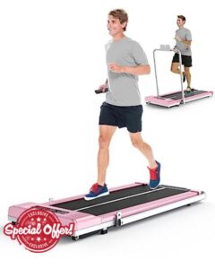 HomeFitnessCode 2 in 1 Folding Treadmill