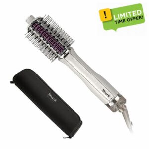 Shark SmoothStyle Heated Brush and Comb with Heat-Resistant Storage Bag