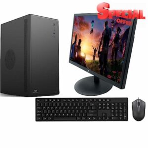 Optiplex Intel i7 4770 16GB RAM 256GB M.2 SSD WiFi Windows 11 Desktop PC 19-inch VenoScorp V100 Computer Bundle