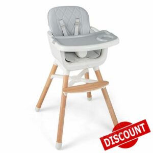 GYMAX 6-in-1 Baby Highchair