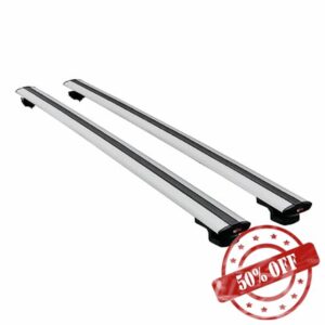 apline Compatible with Dacia Duster 2018-2023 Cross Bar BASIC Model Roof Racks Car Top Luggage Carrier Rails GREY