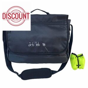 ISTOVO Bicycle Front Bag Bike Shoulder Bags for 3SIXTY Folding Accessories with Rain Cover Bag