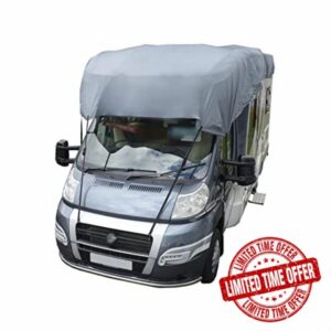 UK Wholesale UKW914GREY Motorhome Top Roof Cover Waterproof Heavy Duty - Sizes 5.7-8.5M (Select Size and Colour In Advert)