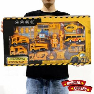 TotKIKS Kids Construction Vehicles Playset