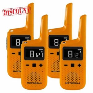 Motorola TALKABOUT T72 Weatherproof IP54 Walkie Talkie (4 pack)